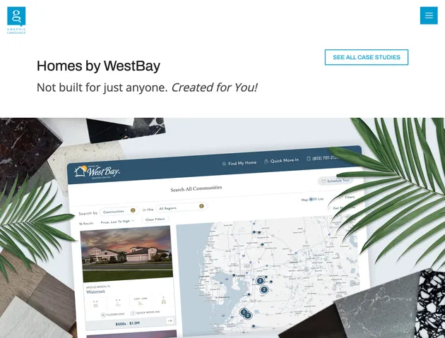 Screenshot of Graphic Language website